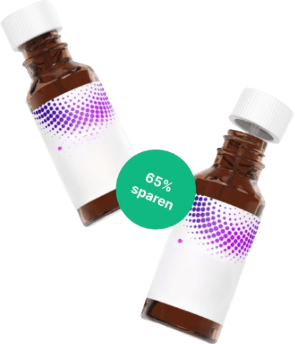 Glasflaschen mit Applikator – 65% Rabatt